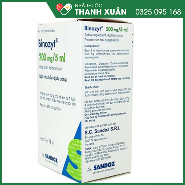 Binozyt đặc trị nhiễm khuẩn